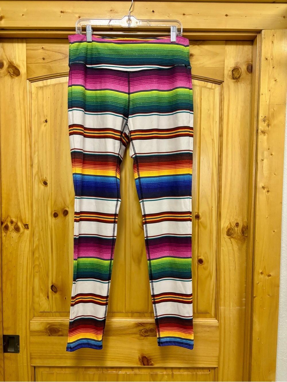 Double D Ranch Bonita Blanca Women’s Serape Leggings (please read description)